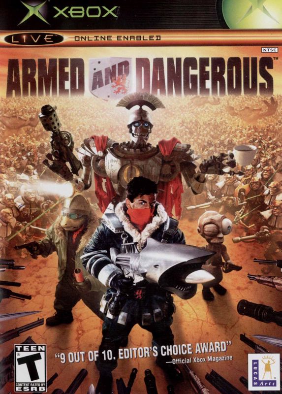 Armed and Dangerous box art for Xbox